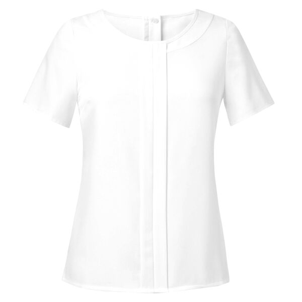 Ladies Felina S/S Crepe Blouse Thumbnail